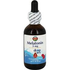 Kal Melatonin Drop Ins Dietary Supplement Natural Raspberry 3 mg 1.85 fl oz