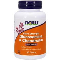 Glucosamin chondroitin NOW EXTRA STRENGTH GLUCOSAMINE & CHONDROITIN 60 stk