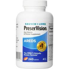 Bausch & Lomb PreserVision AREDS Eye Vitamin Mineral Supplement 240 Tablets