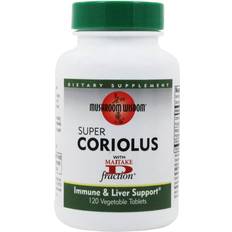 Mushroom Wisdom Super Coriolus 120 Vegetarian Tablets Formerly Maitake Products