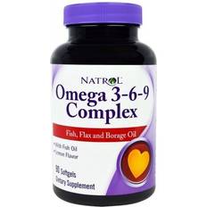 Omega-3 Fettsyror på rea Natrol Omega 3-6-9 Complex 90 Softgels 90 pcs