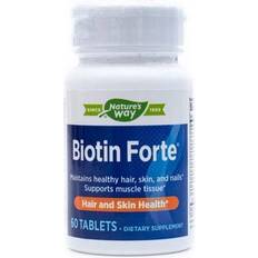 Enzymatic Therapy Nature's Way Biotin Forte 5 mg 60 Tablets