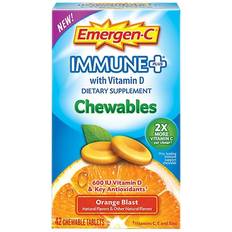 Emergen-C Emergen-C Immune Plus with Vitamin D Chewables Orange Blast 42 Chewable Tablets