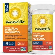 Renew Life Ultimate Flora Everyday Probiotic 15 billion 30 Vegetarian Capsules