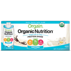 Orgain Organic Nutrition Vegan All-In-One Protein Shake Vanilla Bean 12 Pack