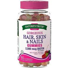 Hair Products Nature's Truth Gorgeous Hair Skin Nails Gummies Natural Fruit 80 Vegan Gummies