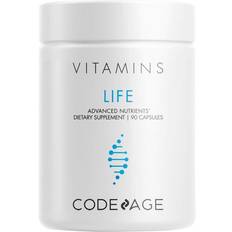 5 mthf Codeage Life Vitamin D3 Methylfolate & Methylcobalamin Supplement 5 MTHF Multivitamin 90 Capsules