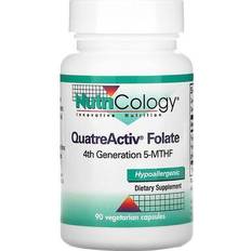 Folate NutriCology QuatreActiv Folate 90 Vegetarian Capsules