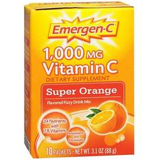 Emergen-C Emergen-C Vitamin C Fizzy Drink Mix Super Orange 1000 mg 10 Packets 120 Stk.