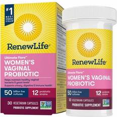 Renew Life Ultimate Flora Women's Vaginal Probiotic 50 Billion 30 Vegetarian Capsules