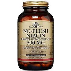 Niacin no flush Solgar No-Flush Niacin 500 mg 100 Vegetable Capsules