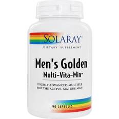 Solaray multi vitamin Solaray Men's Golden Multi-Vita-Min 90 Capsules