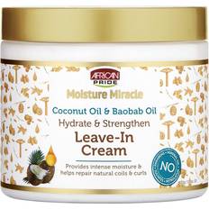 African Pride Moisture Miracle Coconut Oil & Baobab Oil Leave-in Cream 425g