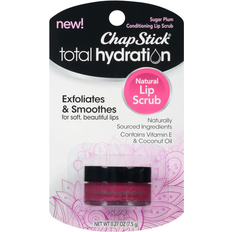 Exfoliating Lip Scrubs ChapStick Total Hydration Natural Lip Scrub Sugar Plum 0.27 oz