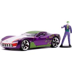 Véhicules Jouet Jada 2009 Chevrolet Corvette Stingray with Joker Diecast Figurine "DC Comics" Series 1/24 Diecast Model Car