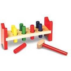 Wooden Toys Hammer Benches Melissa & Doug Pound-a-Peg Classic Toy