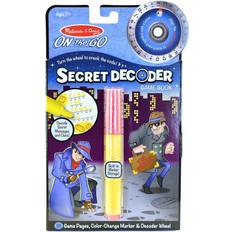 Melissa & Doug Libros de Actividades Melissa & Doug On the Go secret decoder game book