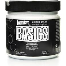 Liquitex Basics Acrylics Colors titanium white 32 oz. jar