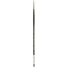 Brown Painting Accessories Winsor & Newton Monarch Brushes 2 0 round long handle