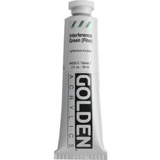 Golden Gröna Akrylfärger Golden Golden 59ml Interference Green 4050