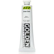 Golden Heavy Body Acrylics green gold 2 oz