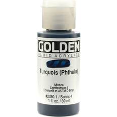 Golden Fluid Acrylics turquoise (phthalo) 1 oz