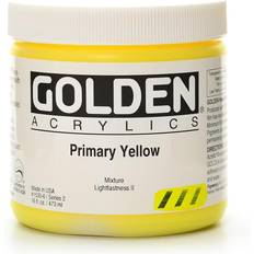 Golden Heavy Body Acrylics primary yellow 16 oz