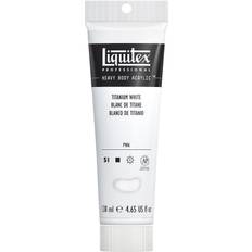 White Acrylic Paints Liquitex Heavy Body Professional Artist Acrylic Colors titanium white 4.65 oz