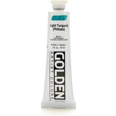 Turquoise Acrylic Paints Golden Heavy Body Acrylics light turquoise (phthalo) 2 oz