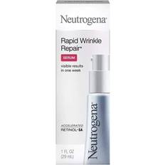 Neutrogena Rapid Wrinkle Repair Anti-Wrinkle Retinol Serum with Hyaluronic Acid & Glycerin Anti-Aging Facial Serum for Wrinkles & Dark Circles, 1 fl