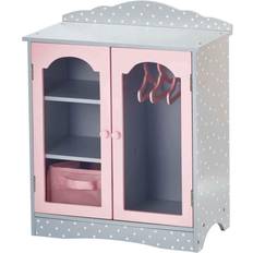 Olivia's Little World Polka Dots Princess Toy Closet with Hangers
