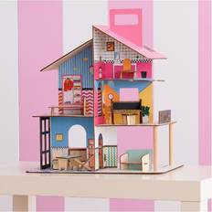 Teamson Kids Olivia's Little World 360 Barn Trädockhus 3.5 Tum Dockor Och 12 Tillbehör Multi TD-13260C