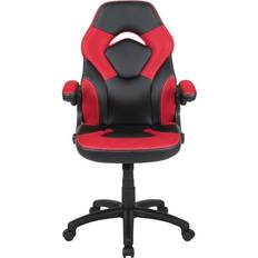 Red leather office chairs Flash Furniture X10 Gaming Chair - Red/Black