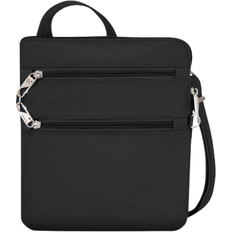 Travelon Anti-Theft Classic Slim Double Zip Crossbody - Black