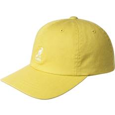 Homme - Jaune Casquettes Kangol Washed Baseball - Jaune