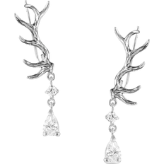 Montana Silversmiths Kristy Titus Nature's Chandlier Earrings - Silver/Transparent