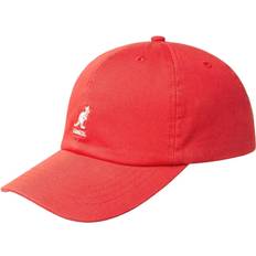 Kangol Washed Baseball Cap - Cherry Glow