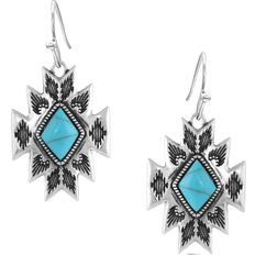 Montana Silversmiths Turquoise Star Pendant Earrings - Silver/Turquoise