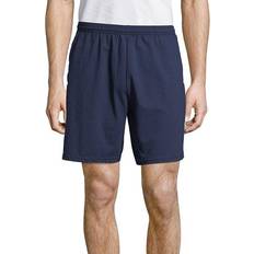 Hanes Jersey Pocket Shorts - Navy