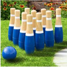 Bowling Hey! Play! Wooden Lawn Bowling