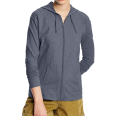 Hanes Women's Slub Jersey Hoodie - Dada Grey Heather