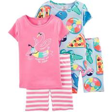 Bow Pajamases Children's Clothing Carter's Flamingo Snug Fit Pajama Set 4-Piece - Multi (3M977310)