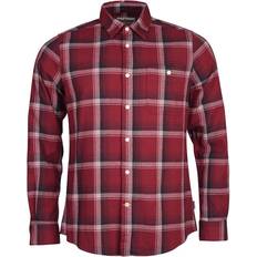 Barbour Chester Tailored Fit Plaid Button-Up Shirt - Merlot
