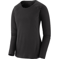 Patagonia Capilene Midweight Crew L/S Tops - Black