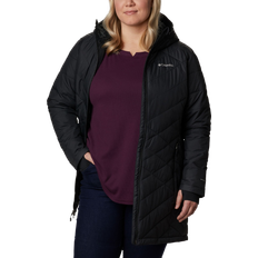 Columbia Women's Heavenly Long Hooded Jacket Plus - Black