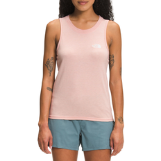 The North Face Women's Simple Logo Tri-Blend Tank - Evening Sand Pink Heather