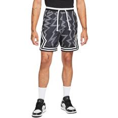 Nike Jordan Dri-FIT Air Printed Diamond Shorts - Black/Black/White