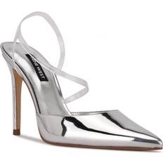 Nine West Polyurethane Heels & Pumps Nine West Fames - Silver/Clear