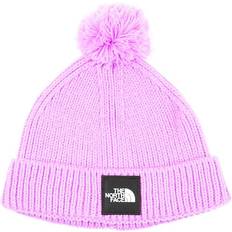 The North Face Beanies The North Face Littles Box Logo Pom Beanie - Sweet Violet (NF0A4VSL-EEJ)