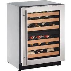 Two Zones Wine Coolers U-Line U-2224ZWCS-00B Stainless Steel